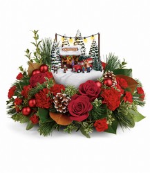 Thomas Kinkade's Festive Moments Bouquet from Backstage Florist in Richardson, Texas